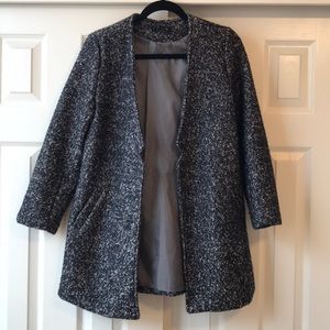 Speckled black coat